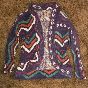 Colorful Aztec Cardigan